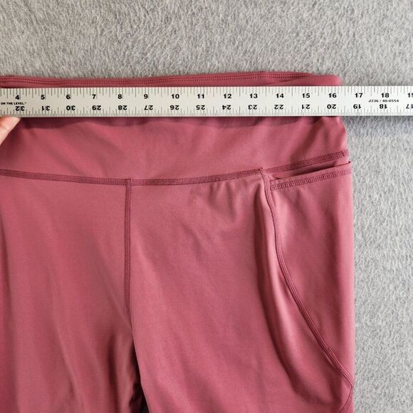 Sweaty Betty Leggings Womens 14 Pink Power 7/8 Length Pockets Drawstring Hi Rise - Picture 10 of 14